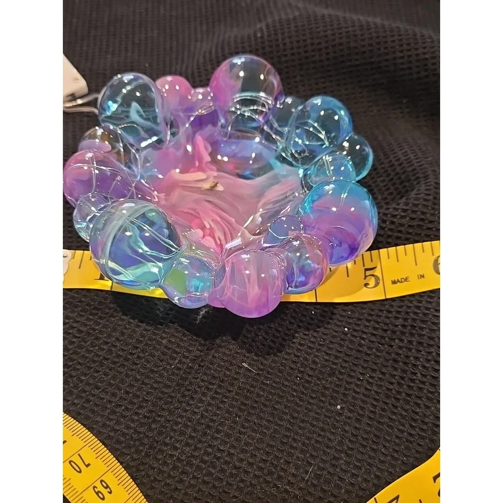 Handmade Resin‎ Bubble Bowl Decoration Keys Gift Wrapped Candy Light Up 656